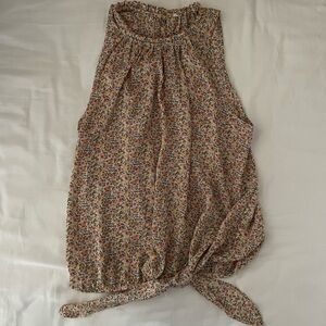 Floral Sleeveless Top